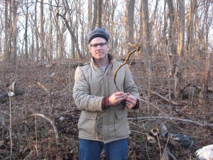 Sean Solomon removes Tree-of-Heaven, Morris Park, Philadelphia